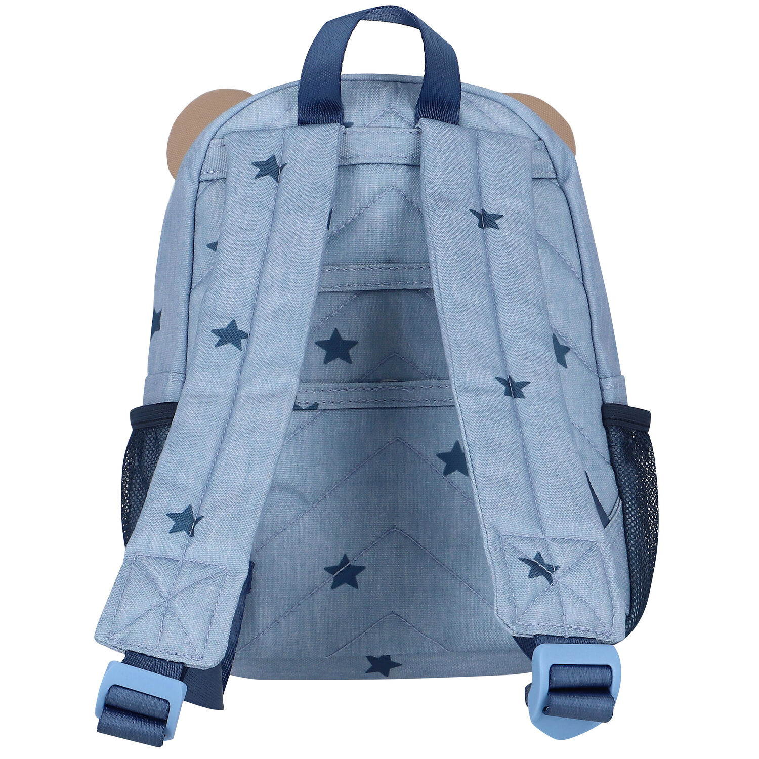 Blue & Beige Bear Backpack, 2, hi-res image number null
